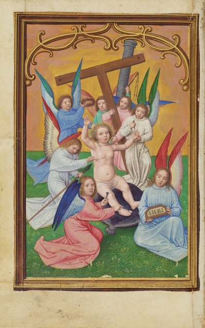 Folio 31v del Libro de Oración del Cardenal Albrecht de Brandeburgo de Simon Bening